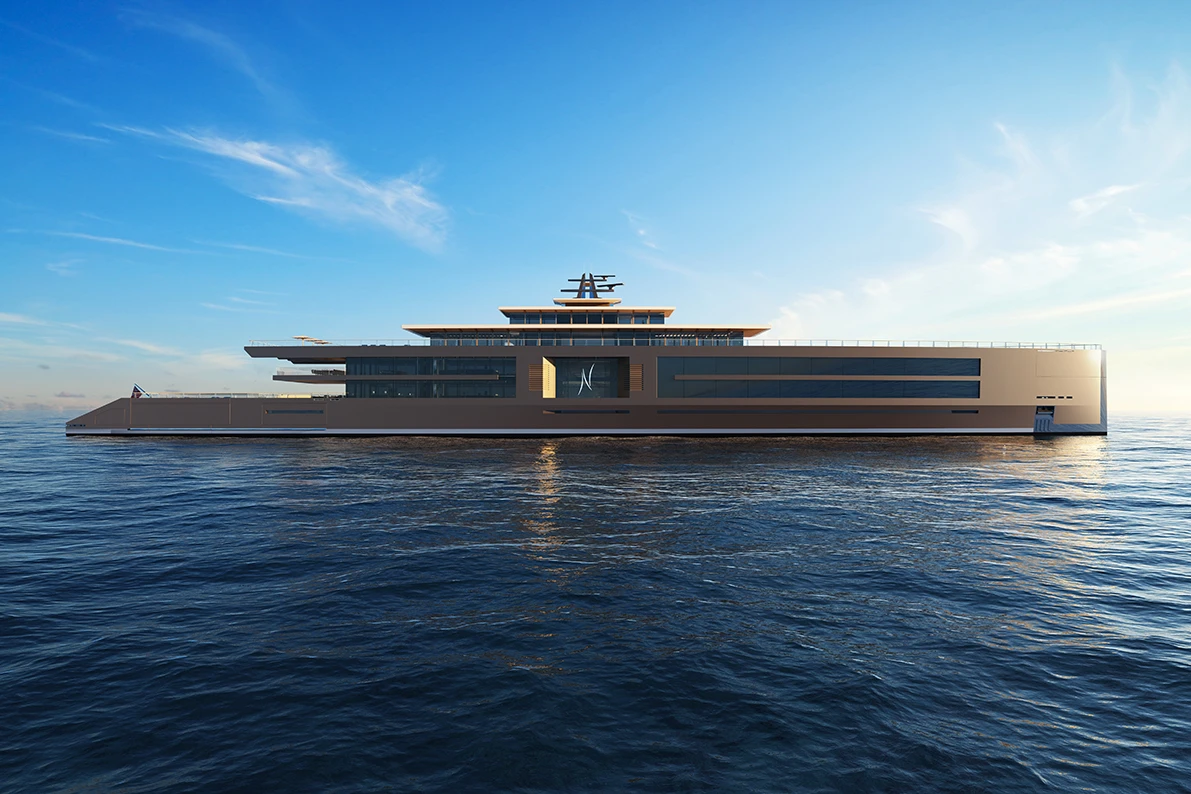 Dubbed Nature, Sinot's superyacht is designed to push the boundaries of contemporary yacht design