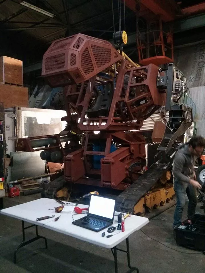 Megabot under construction