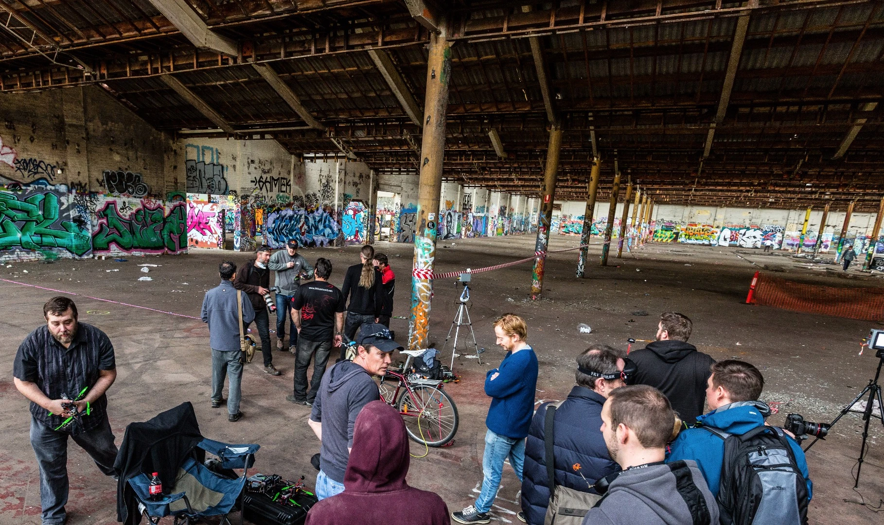 There's nothing at stake here except bragging rights, but combine that with the adrenaline of FPV racing and you'll get a bunch of people entirely prepared to push their machines to the limit
