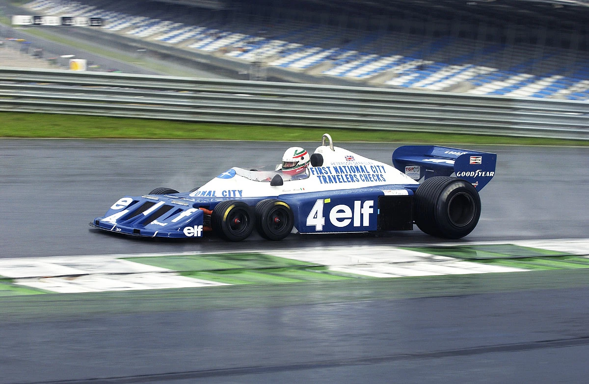 The Tyrell P34 Formula One car of the seventies