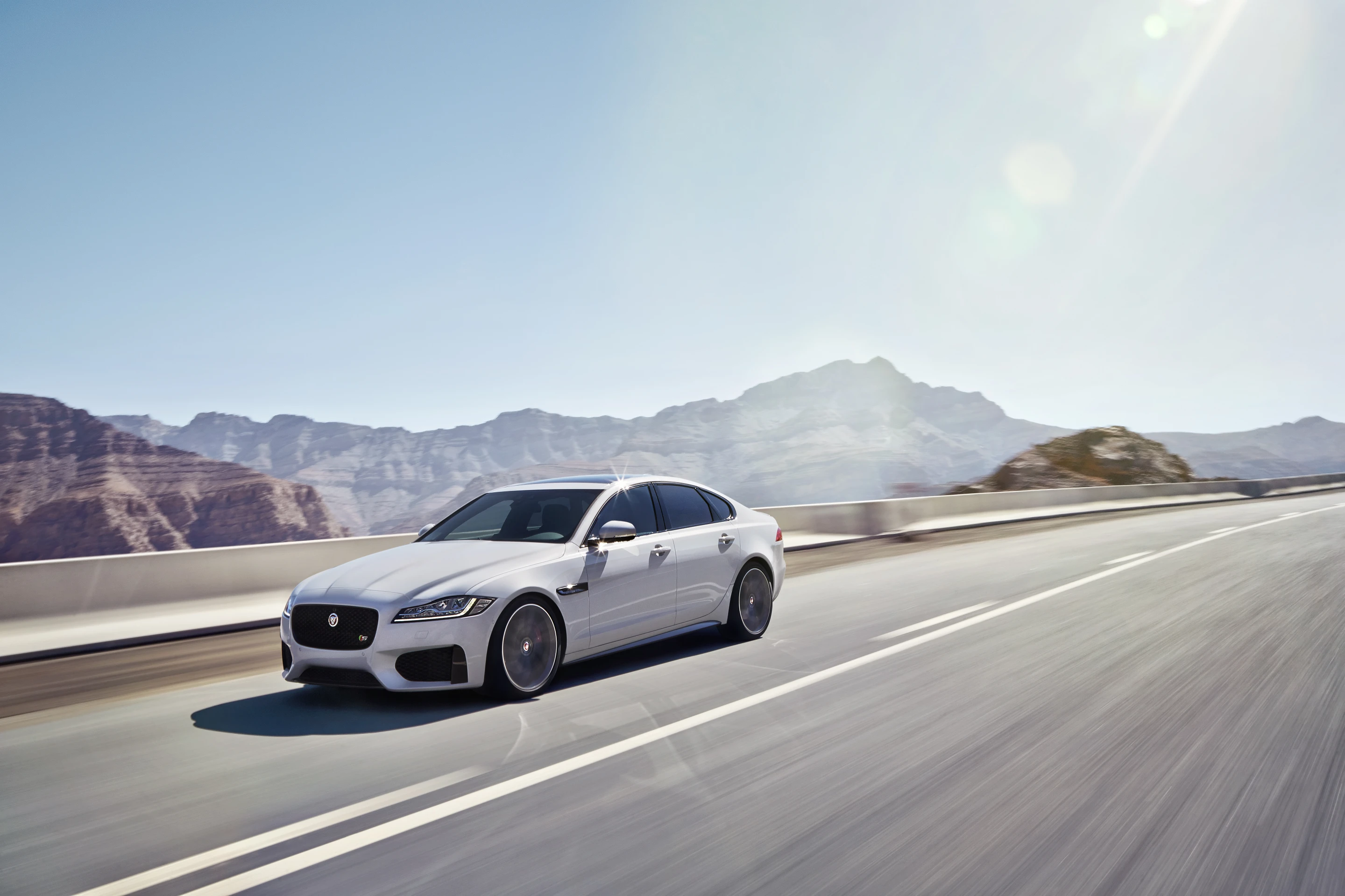 The 2016 Jaguar XF has a respectable acceleration