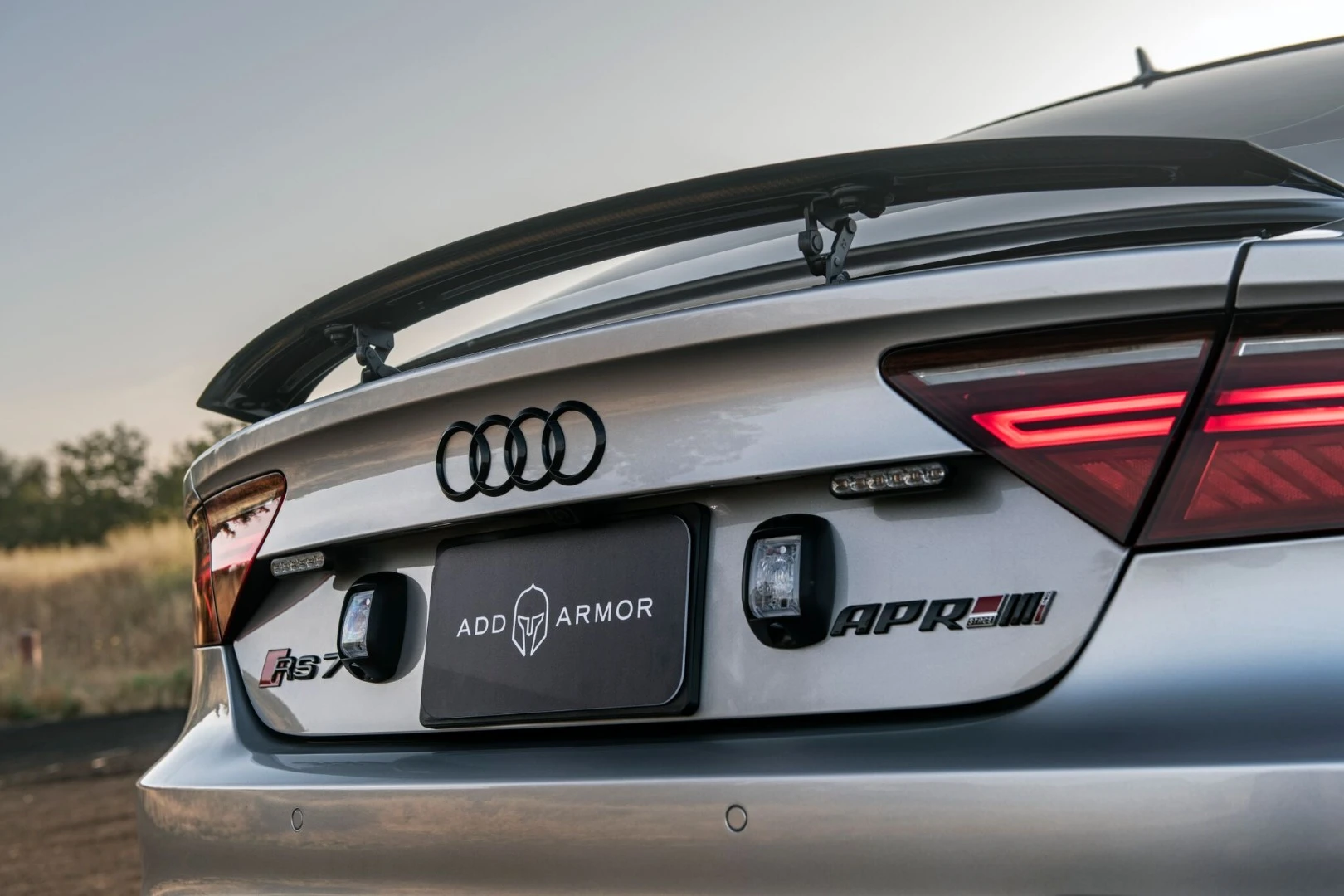 The AddArmor APR RS7 from the rear