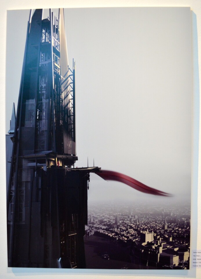 Shard Top2 – Concept Artwork by Sebastien Mitton and Viktor Antonov, a promotional image for Dishonored