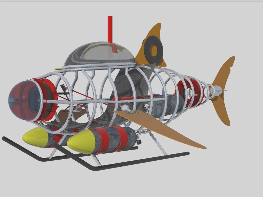 Early designs for the Shark Sub-1