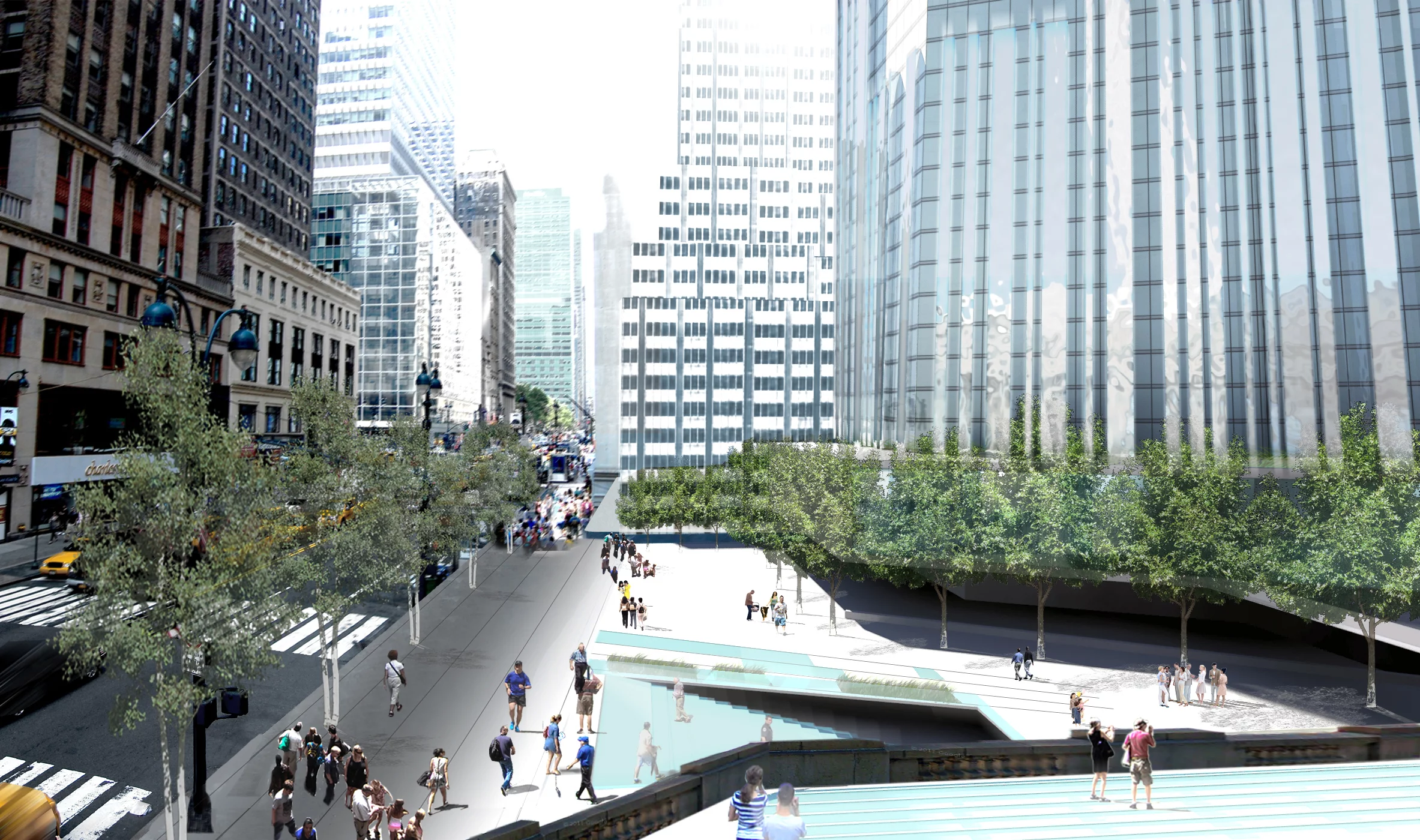 WXY did not buck the trend of providing public space (Image: WXY)