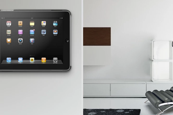 Vogel's RingO universal mounting system is compatible with a variety of iPad mounts for different locations