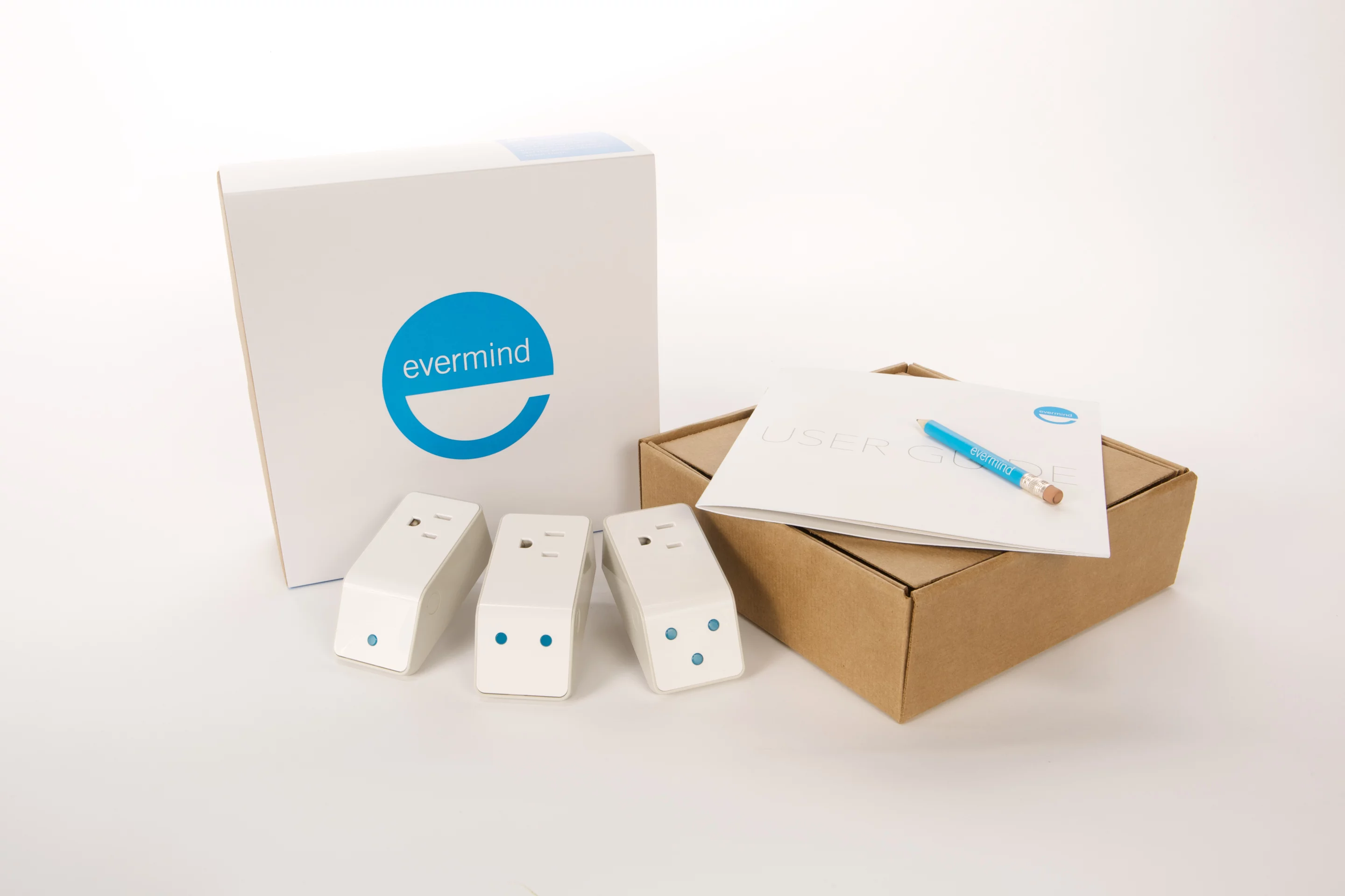 Evermind sensors are simply plugged into the AC outlet in the monitored person’s house