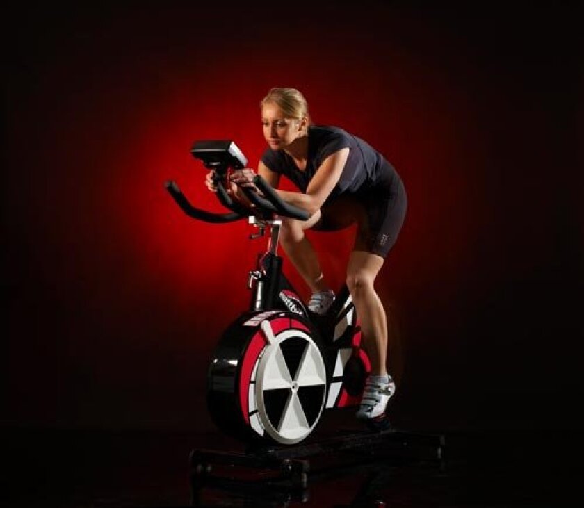 The Wattbike, a stationary bicycle training that measures and displays its rider's power output in watts, is now available in the U.S. (Photo: Wattbike)