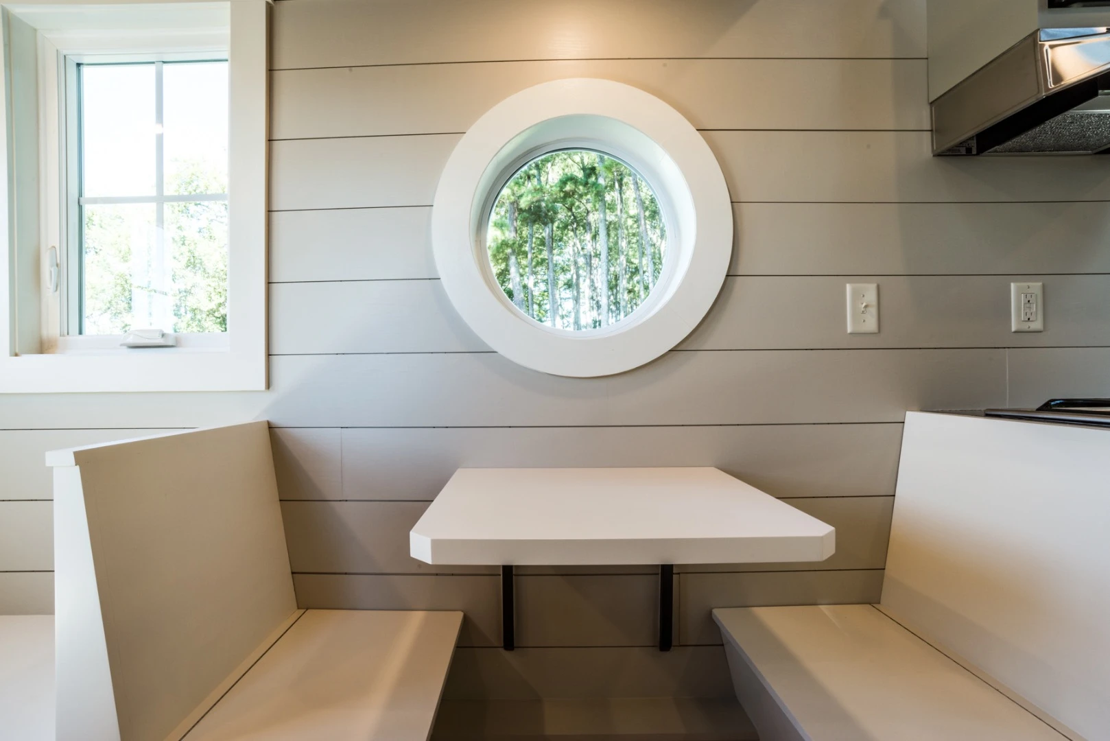 The Ridgewood's eating booth