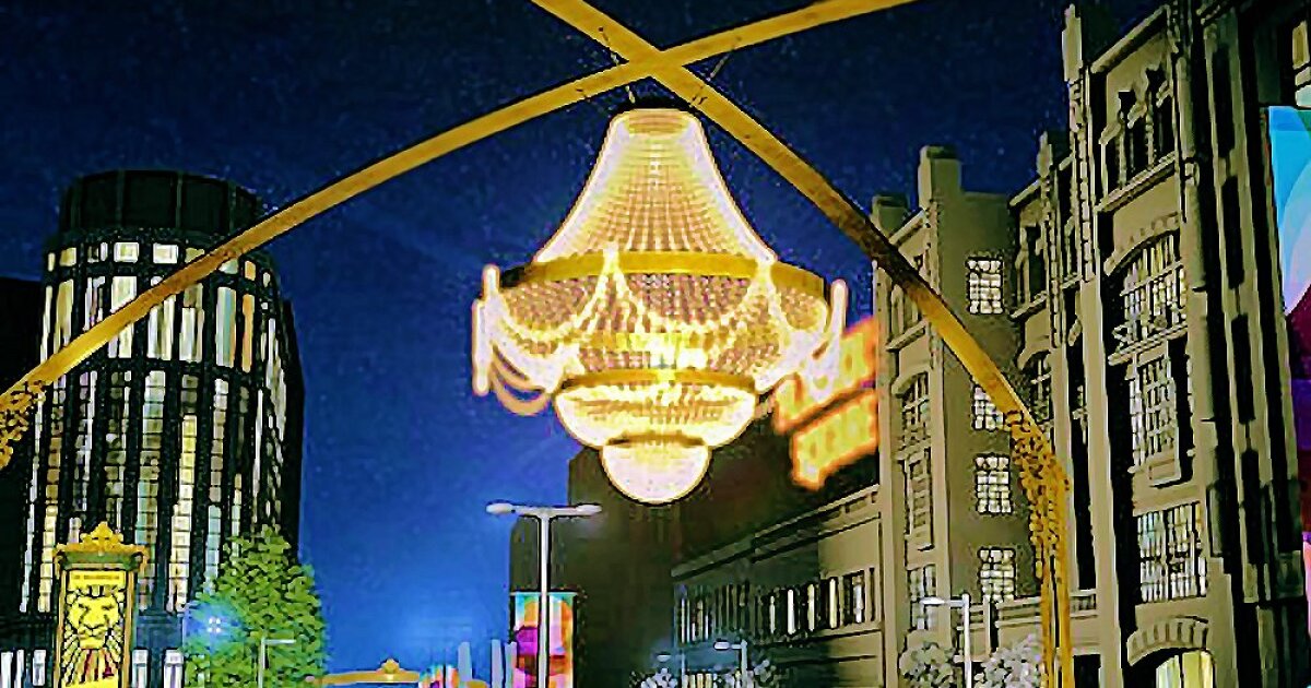 World S Largest Outdoor Chandelier To Illuminate Cleveland Playhousesquare World S Largest Outdoor Chandelier To, World S Largest Chandelier Cleveland Ohio
