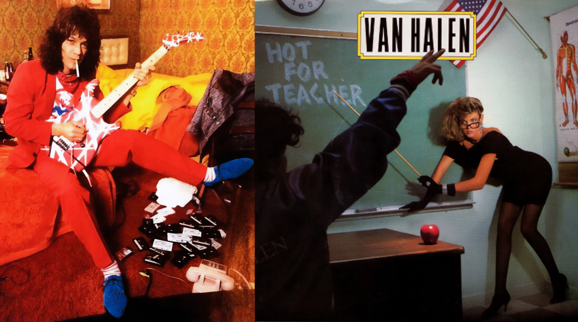 One of the most iconic guitars of the MTV Era, as played by one of the most influential guitarists of his generation. Remarkably, “Hot for Teacher” reached just #56 on the Billboard charts while another track from the "1984" album in "Jump" became Van Halen's only number-one single on the Billboard Hot 100. Just the same, the film clip clearly made an impression, because the stage used and filmed guitar, custom made by Paul Unkert of Kramer Guitars for Eddie Van Halen, sold for $3,932,000 at a Sotheby's auction in April 2023. It takes two people to stage a bidding war, and the guitar exceeded the wildest expectations by nearly a million dollars to become the third most valuable guitar ever to sell at auction at that point in time. The guitar went back to auction in October 2025, selling for $2,734,000.