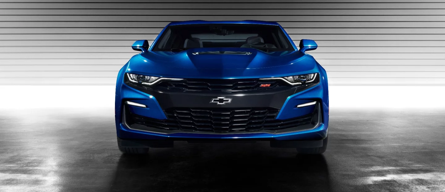 The grille, intakes and headlamps present a new face for the 2019 Camaro