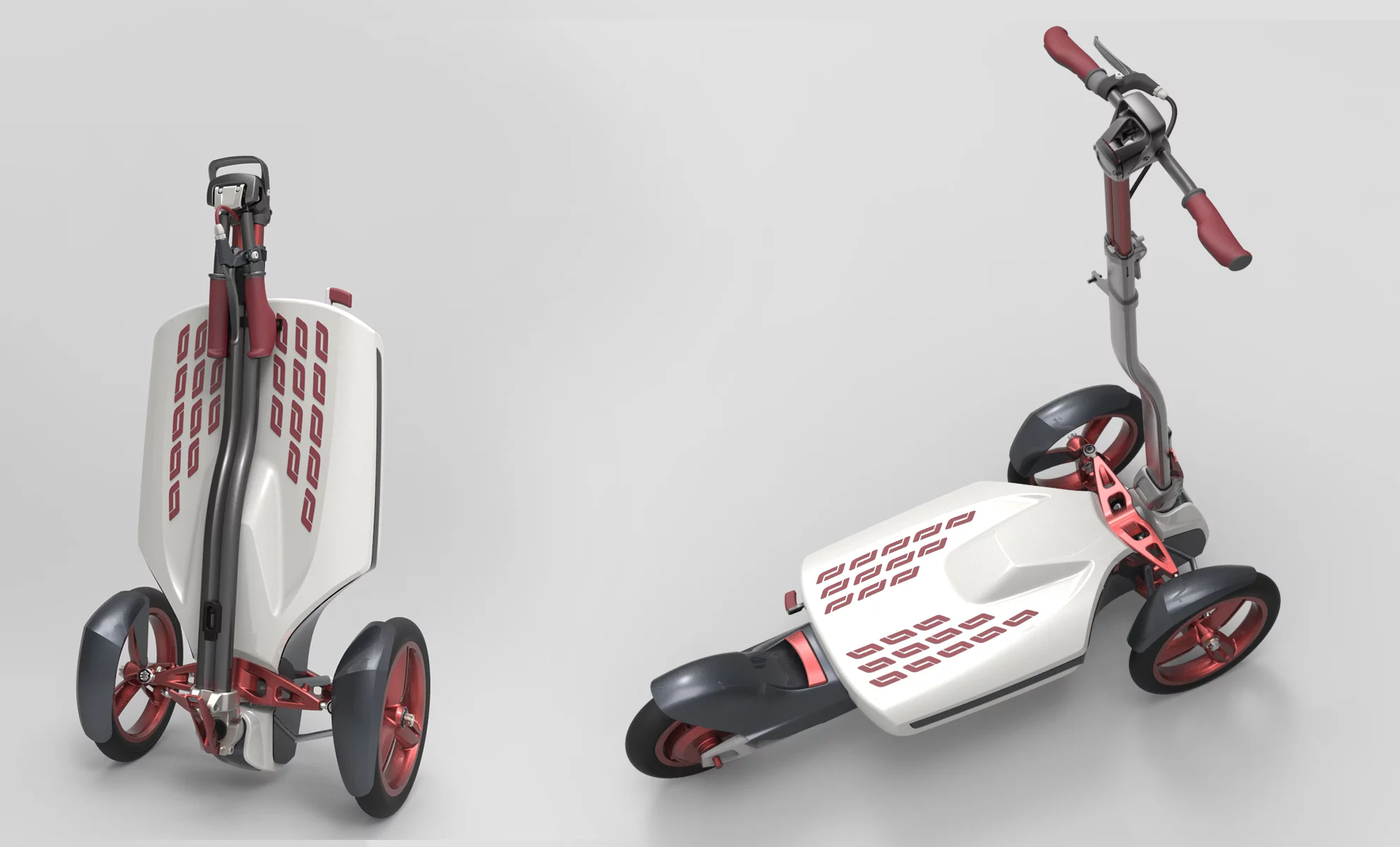 The new MUV-e scooter has a fully-charged range of up to 30 km and a peak speed of up to 32 km/h