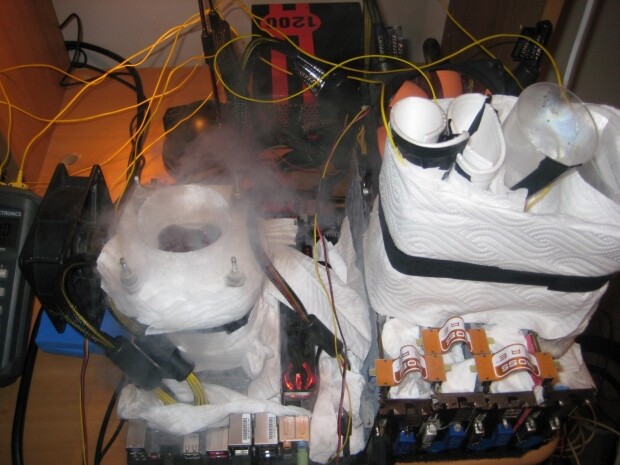 The TT lab saw temps plummet this week