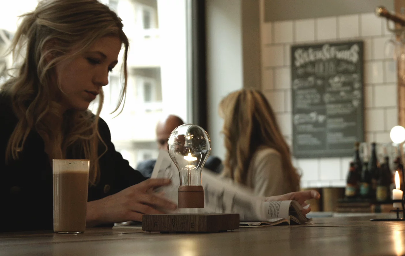 If it's not lighting you're after, the base can also be used as a wireless charging pad for your smartphone