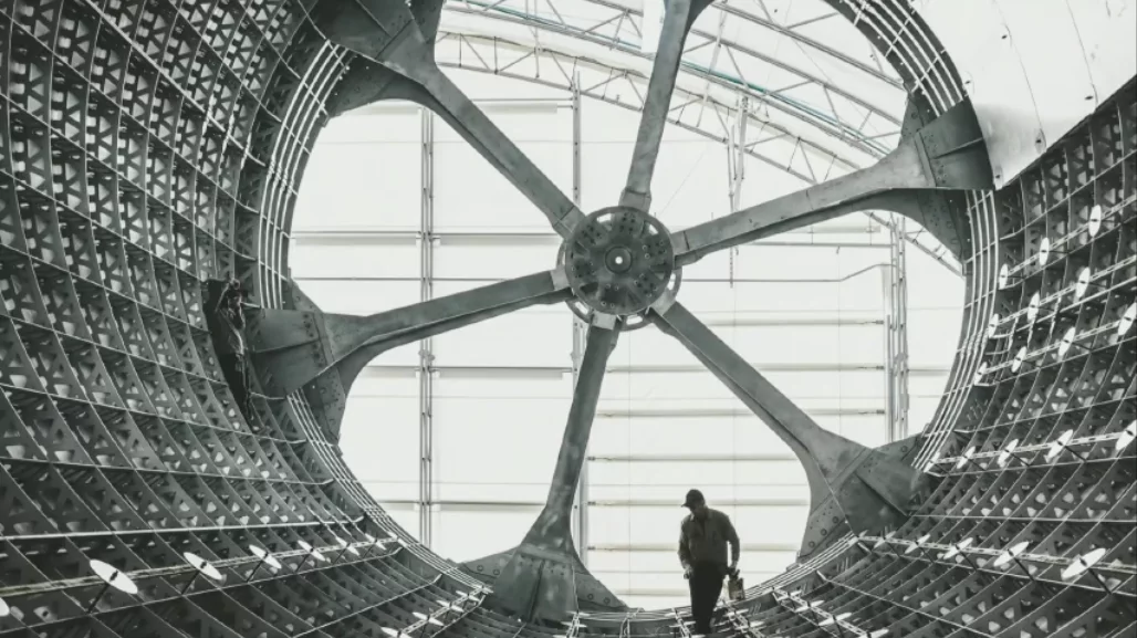 Cylinder section of SpaceX's BFR