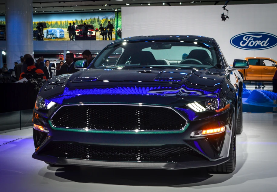 The Mustang Bullitt can be fitted with performance options like Ford's MagneRide semi-active suspension and Recaro bucket seats