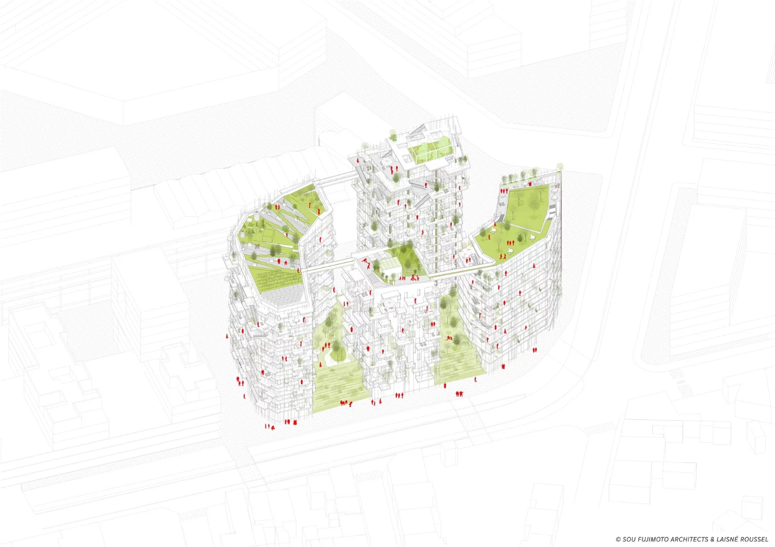 Architectural drawing of Canopia
