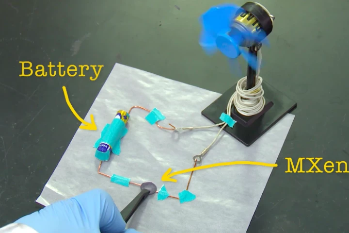 A fan of conductive clay? (Photo: Drexel University)