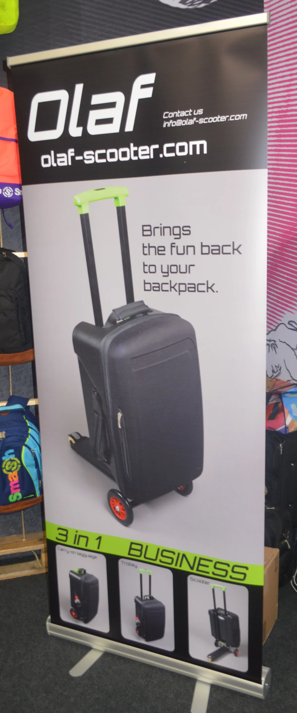 Olaf at ISPO Munich 2014