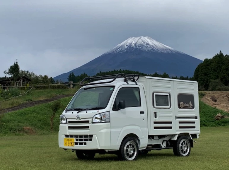 Mishima Daihatsu Quokka kei camper
