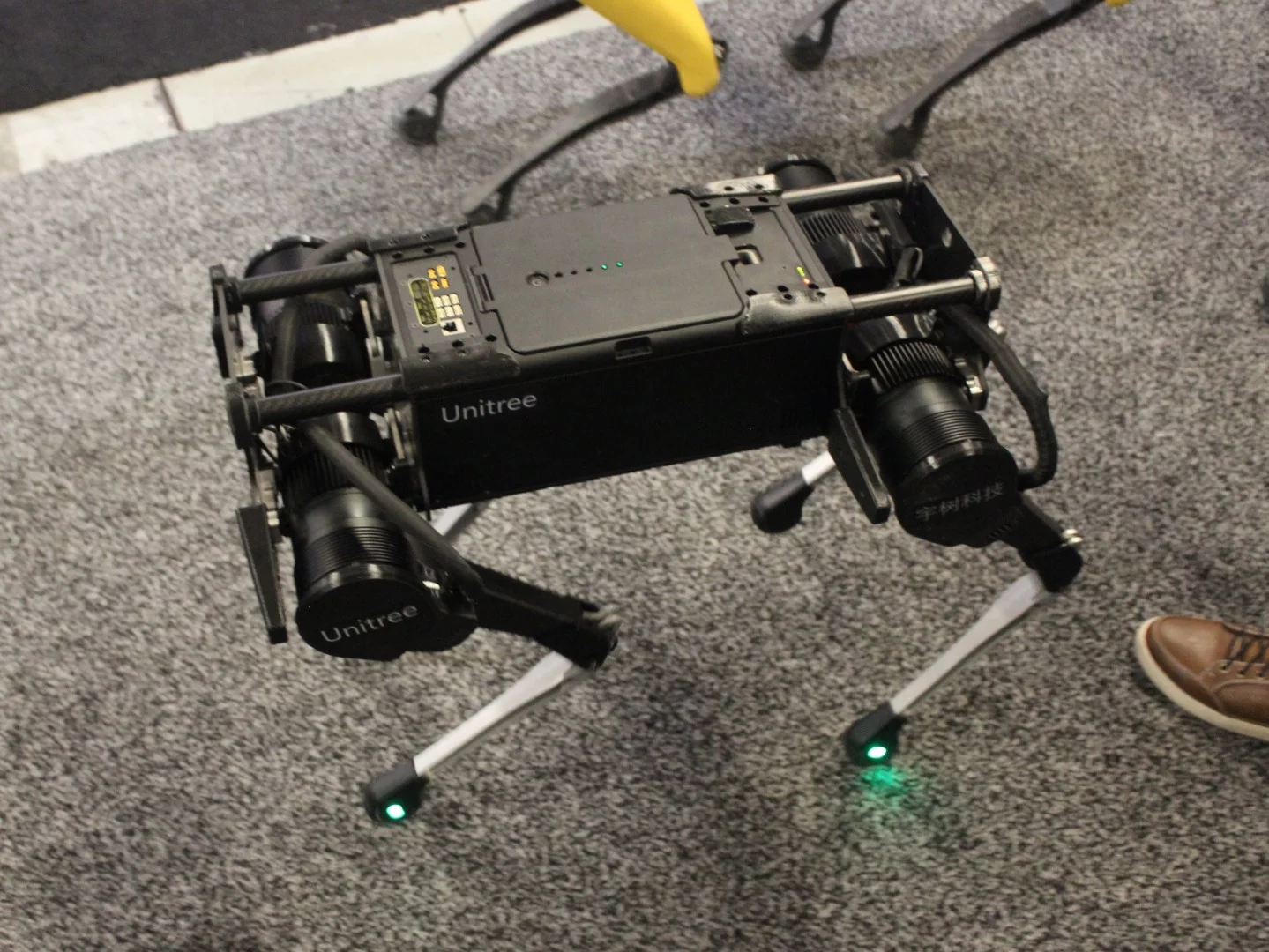 Similar to Boston Dynamics' SpotMini, Unitree Robotics' Laikago is a quadruped robot that you can already buy – it's reportedly able to scuttle around for up to four hours on one charge of its 50.4-volt/13,000-mAh lithium battery pack, and can carry as much as 7 kg (15 lb) of cargo at a top speed of 0.8 meters (2.6 ft) per second