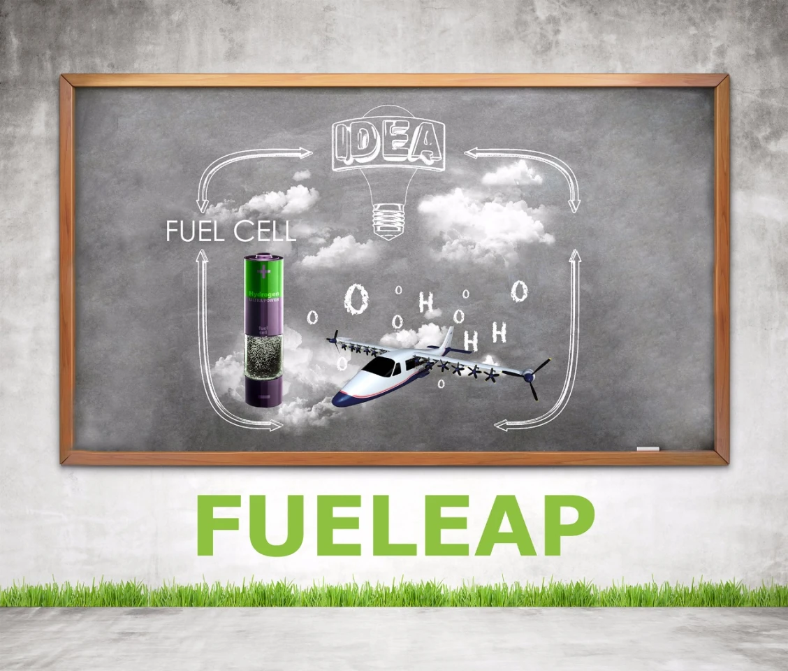 NASA researchers are looking into a new type of fuel cell that takes hydrogen from standard aviation gas, and oxygen from the air