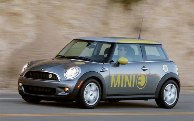 The all-electric BMW MINI E