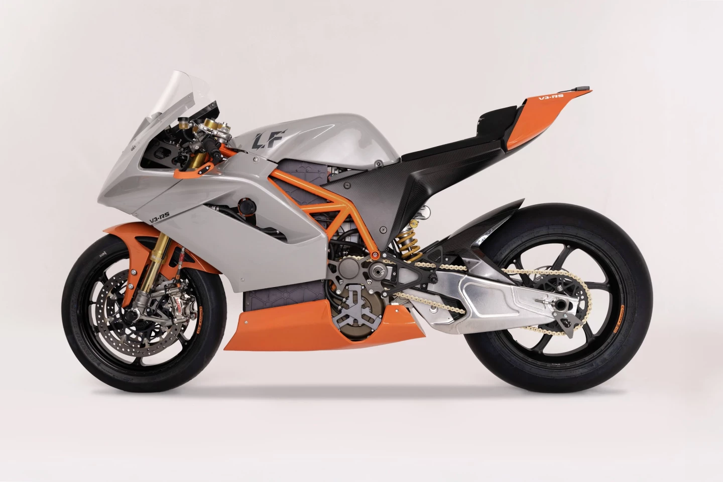 The Lightfighter V3-RS silhouette looks like a cross between a Kramer and a KTM RC8