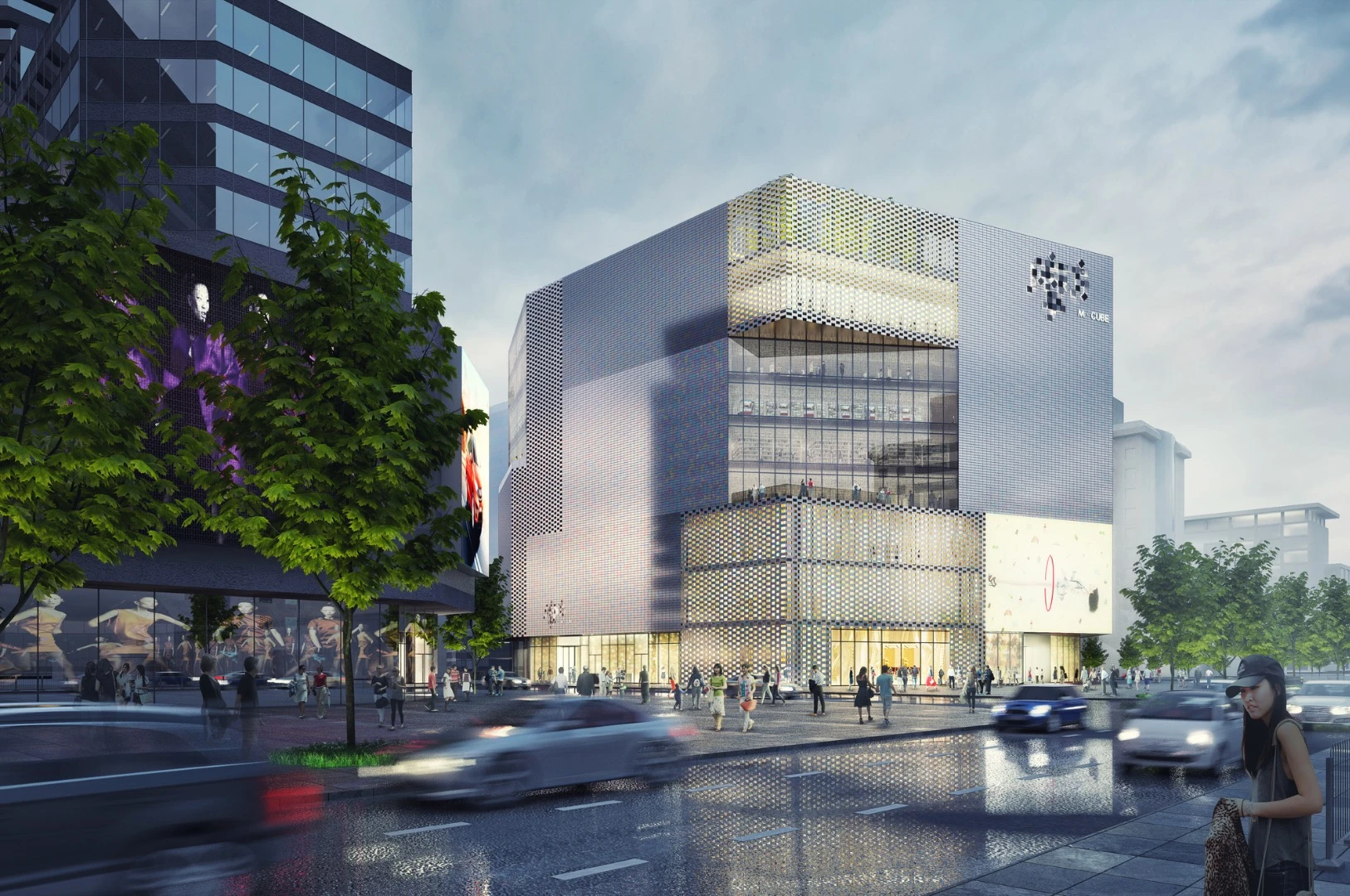 Chongwenmen M-cube is due to be completed by summer (northern hemisphere) this year