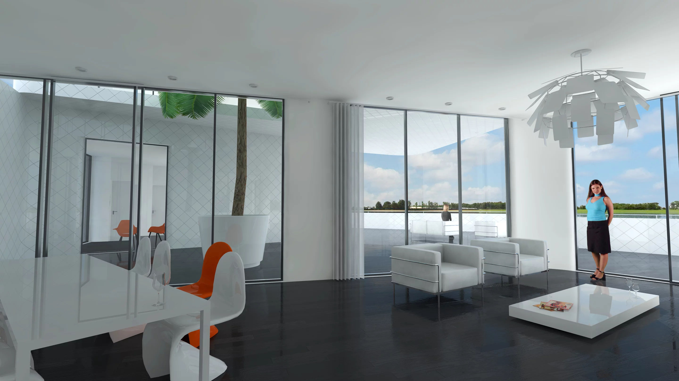 Visualization of an apartment interior