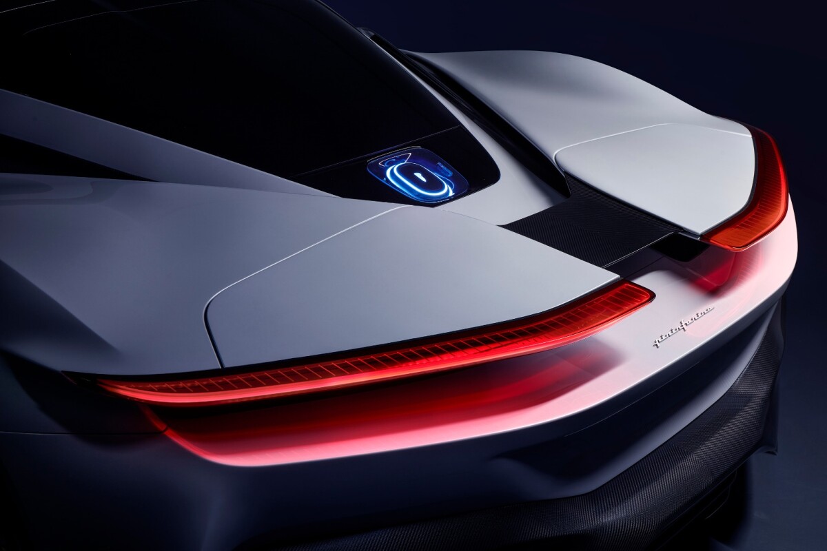 These flating rear wings will be the signature design element of the Pininfarina Battista