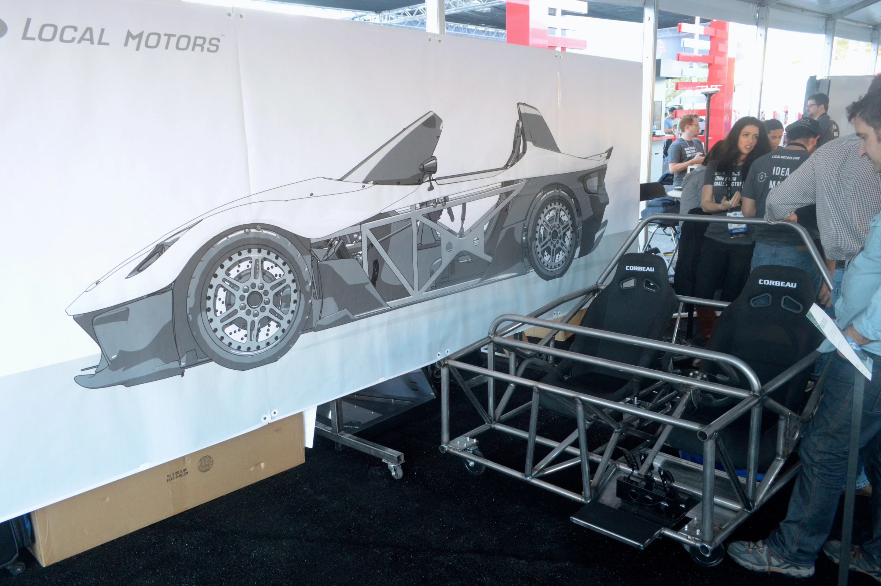 Local Motors is working on developing the contest-winning SF-01 Street Fighter(Photo: C.C. Weiss/Gizmag)