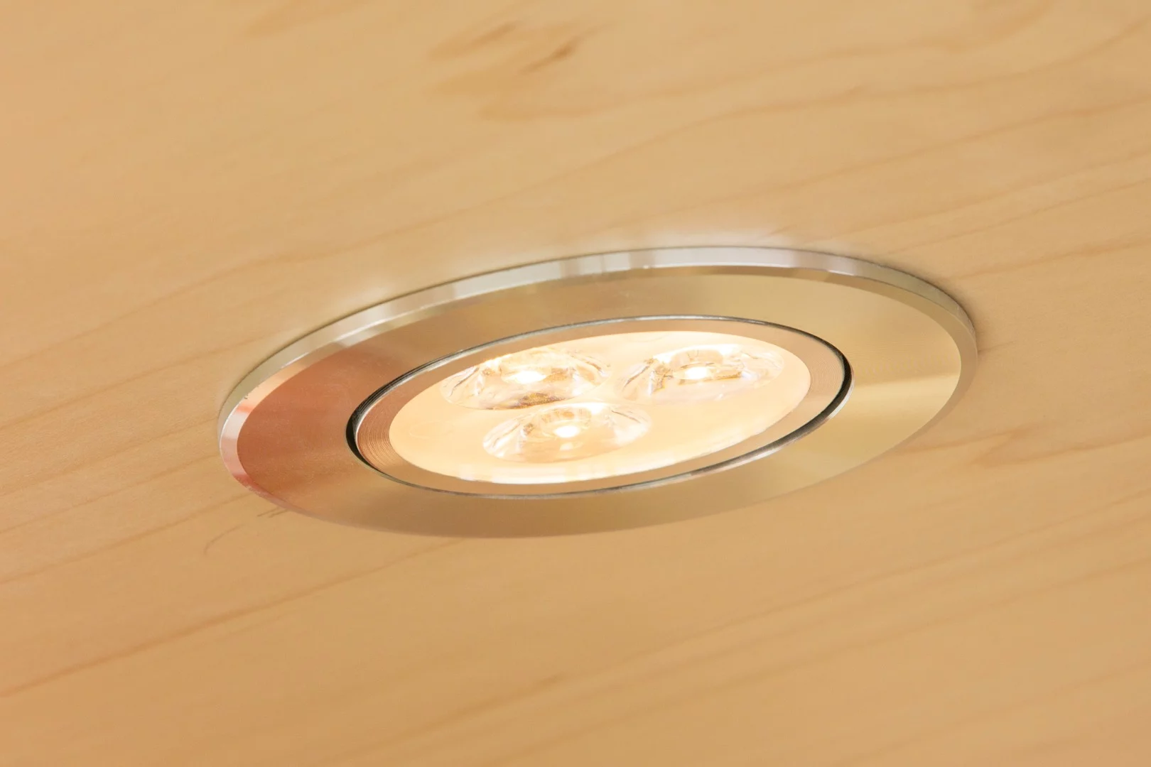 Lighting comes in the form of LED lights