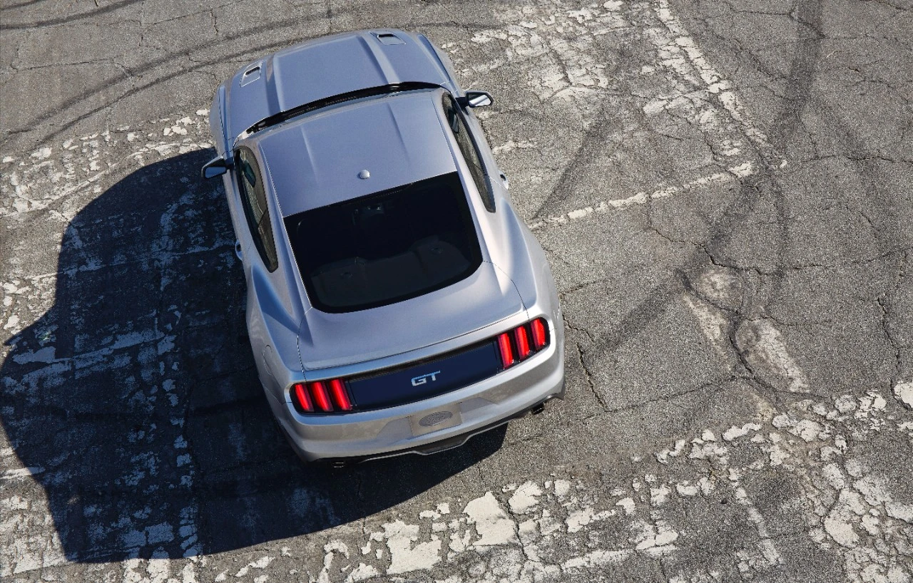 Ford gives the Mustang a lower, wider fastback look