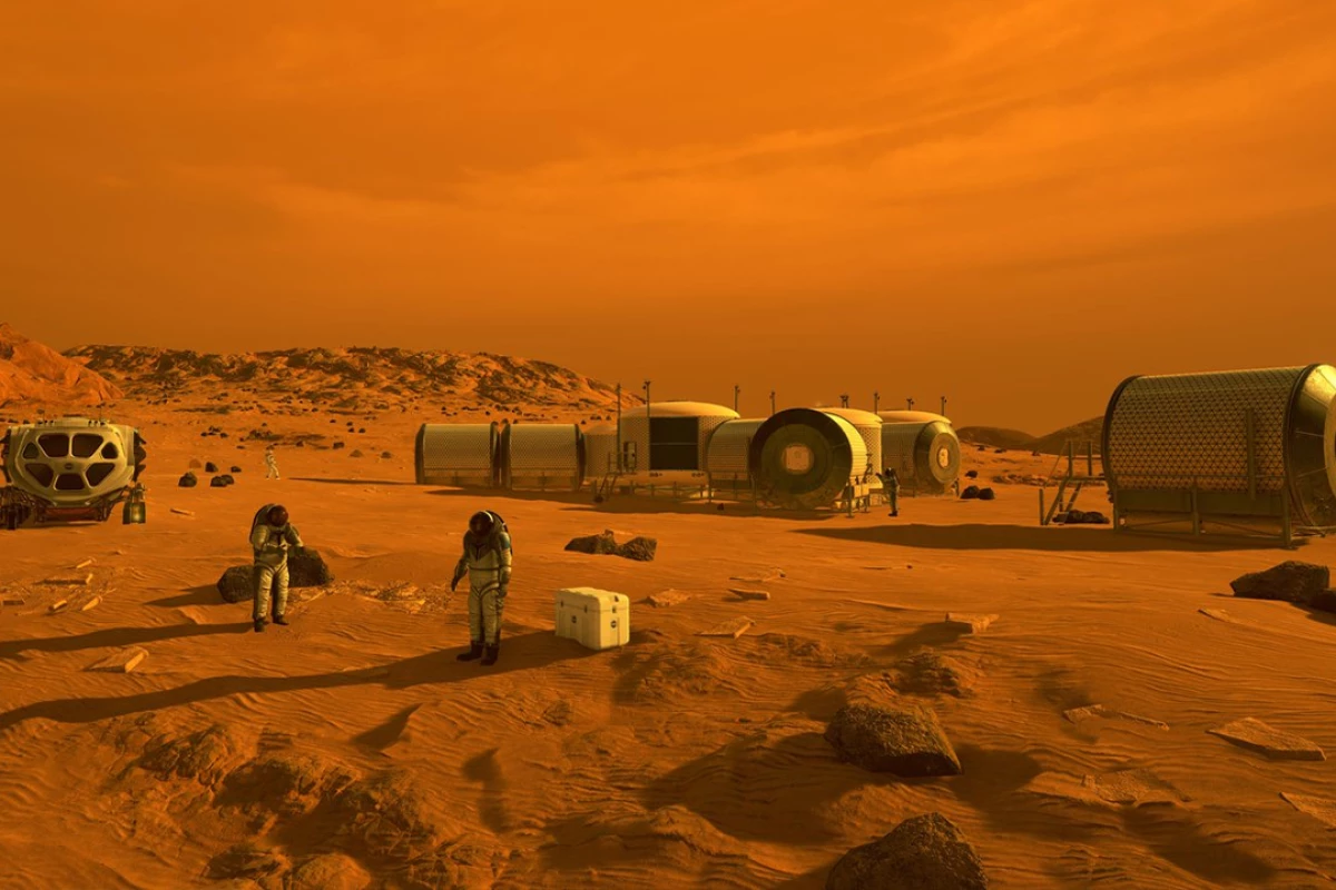 Researchers have developed a concept that could be used to provide crewed Mars missions with rocket fuel and oxygen