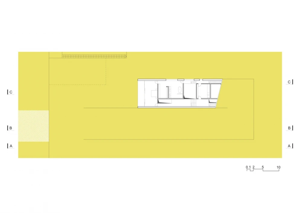 Architectural plan of the Autofamily House (Image: KWK Promes)