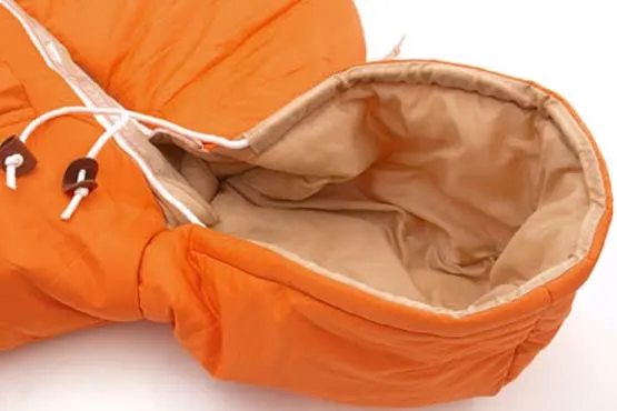 The Napsack has a hood to keep your head warm