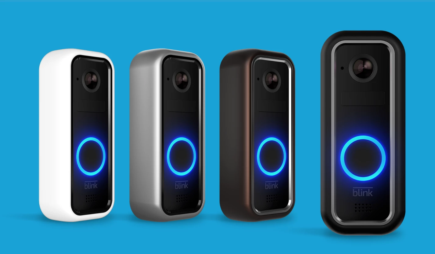 The Blink Video Doorbell hooks up to your home Wi-Fi network and with a built-in HD camera, brings users the action at the front door via their smartphone