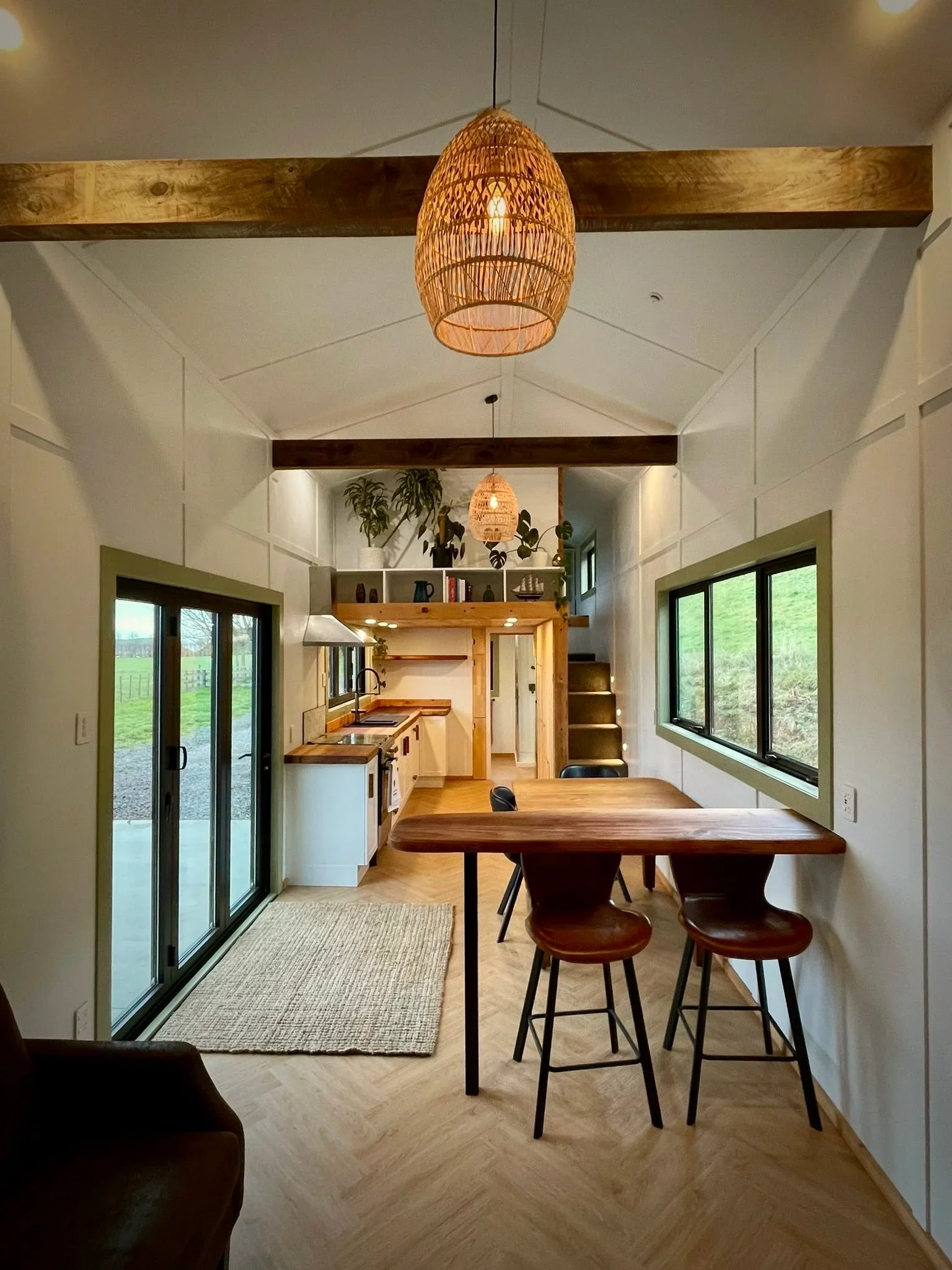 The Redwood's interior measures 40 sq m (430 sq ft)
