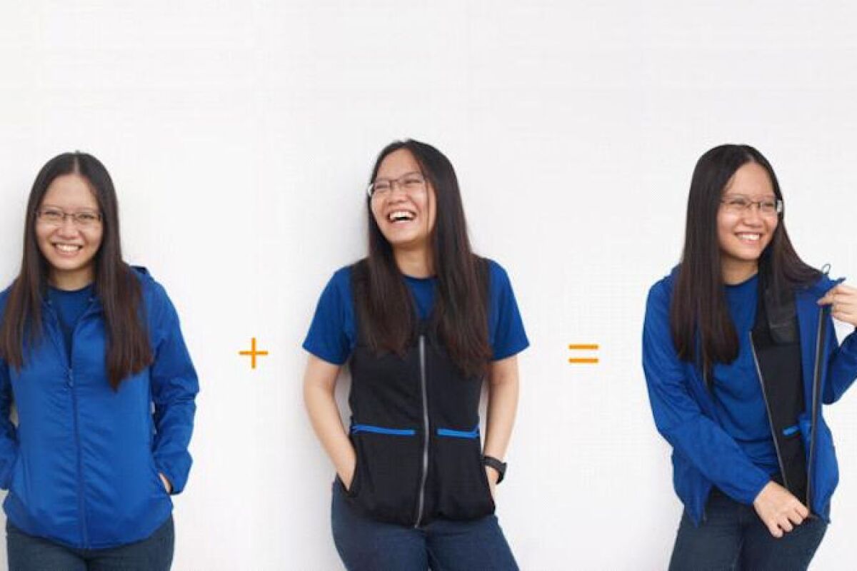 Aira jacket gives a massage on the move