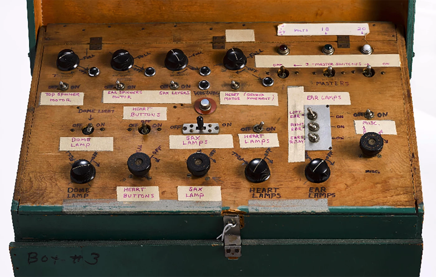 The control panel for Robby the Robot was included in the sale