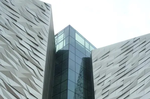 The TitanicBelfast museum in Belfast, Northern Ireland