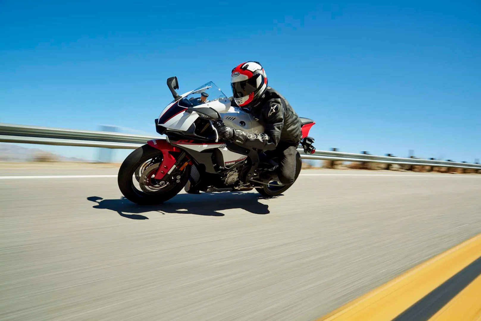 The Yamaha YZF-R1S in action