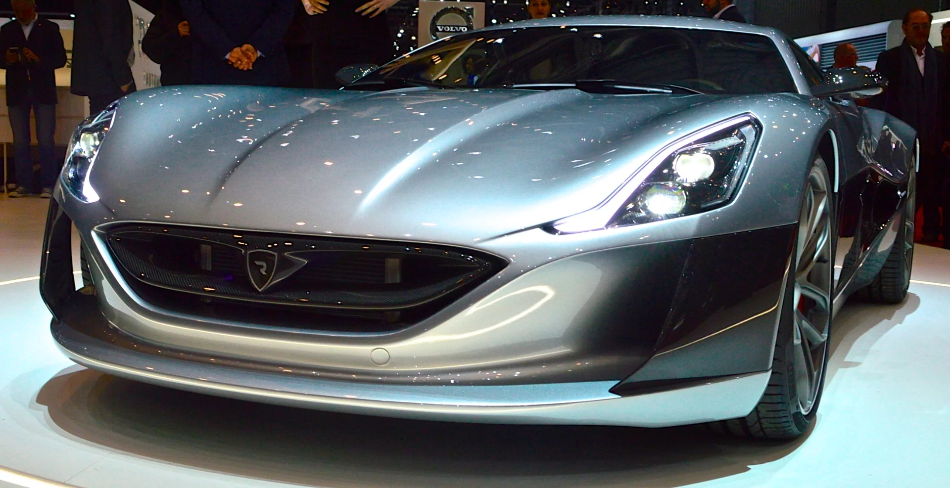 The Concept One has a 221-mph (355-km/h) top speed