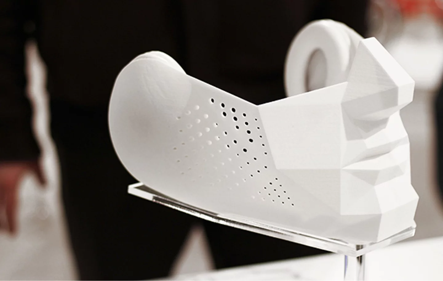 Eidos Audio has two earpieces and a transducer that is held in the teeth