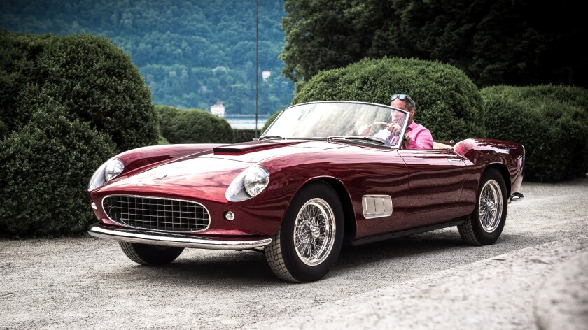 The honorable mention in the Playboy's Toys class went to the 1957 Ferrari 250 GT California Spyder Prototype owned by American Robert Bishop