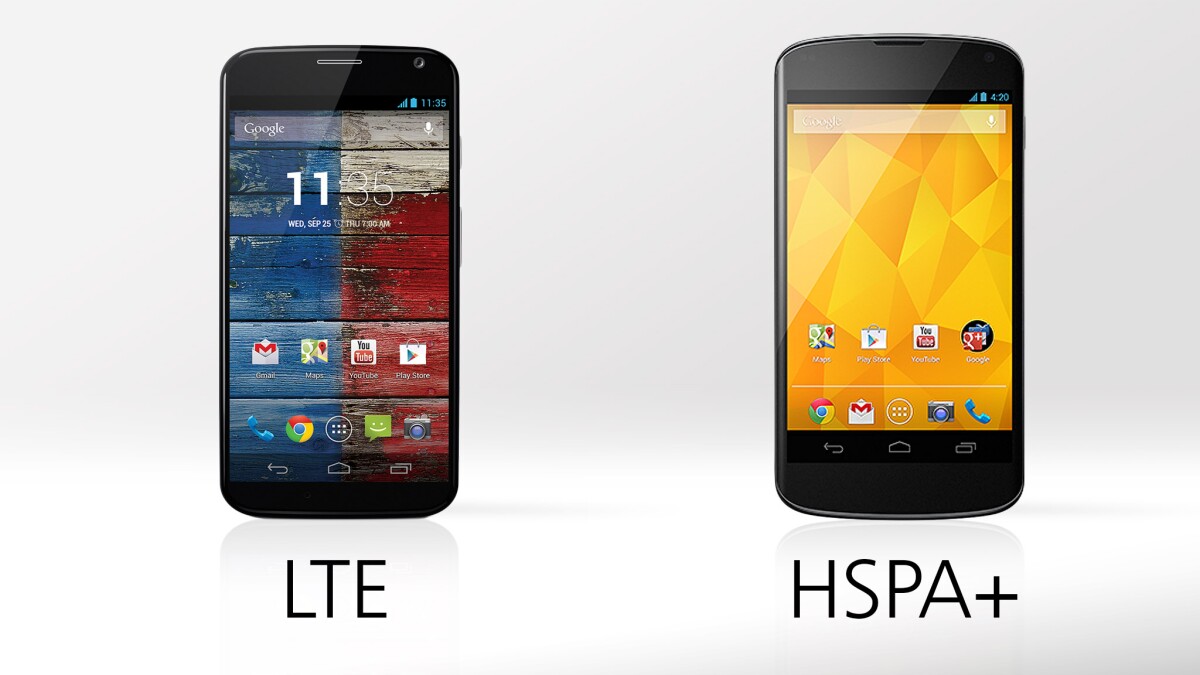 The Nexus 4 won't utilize speedy LTE networks ... at least not without complicated, unsupported hacks