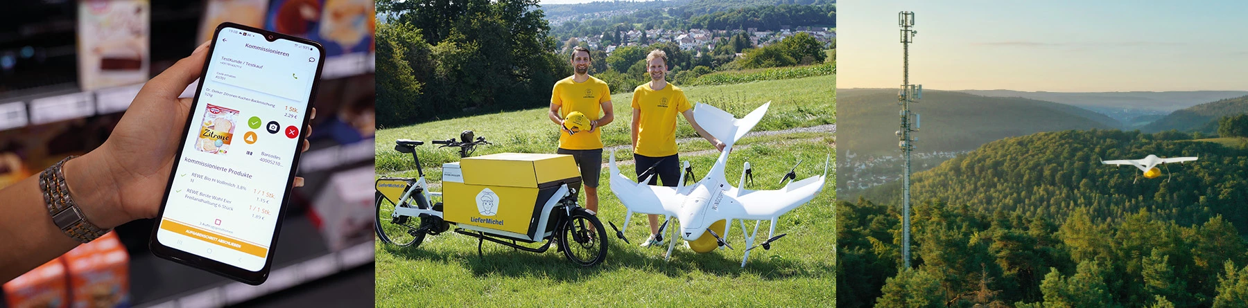 The DroLEx pilot project will initially serve customers in the remote villages of Rehbach and Würzberg until the end of 2023, but that could be extended is the service proves popular