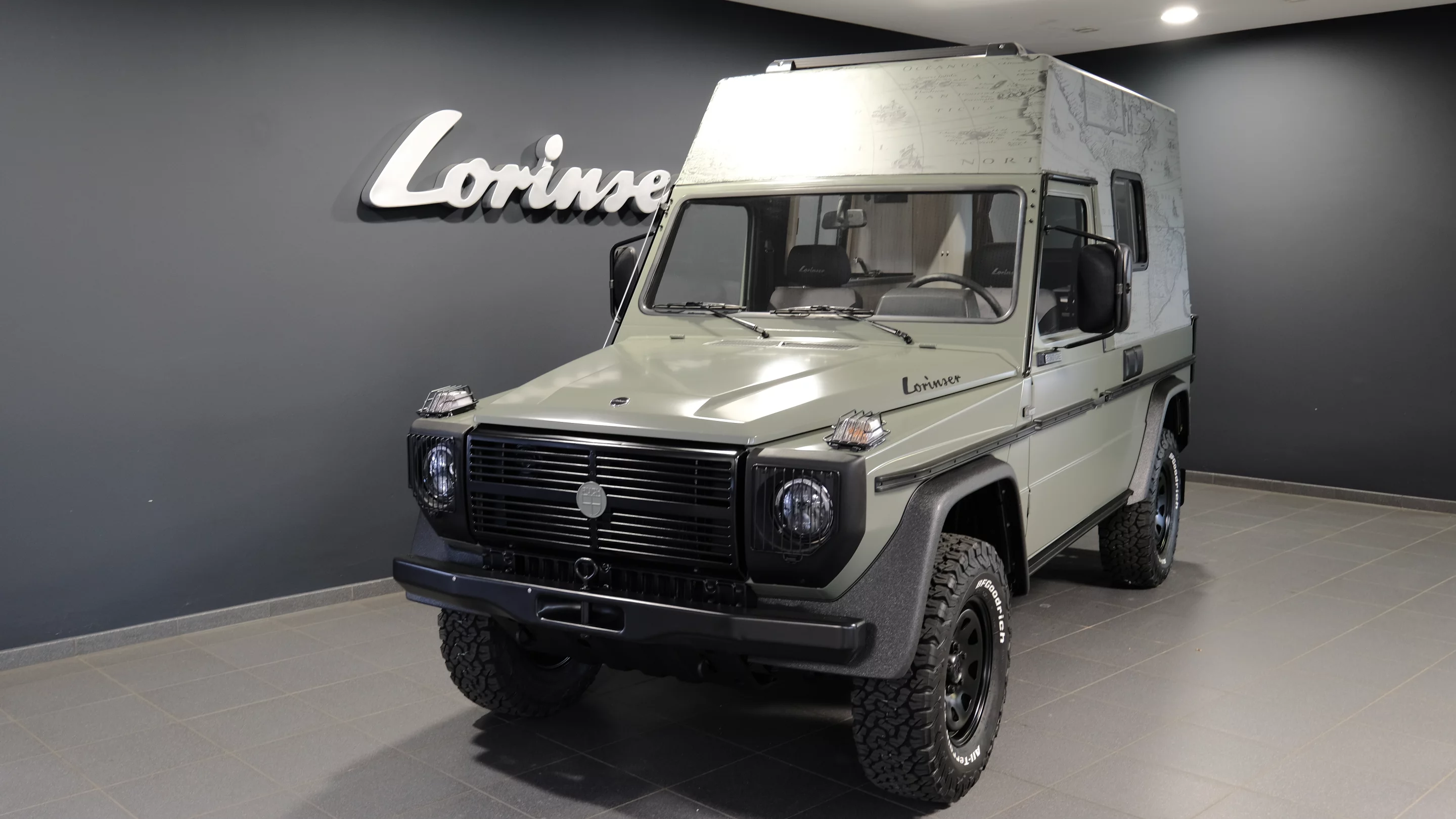 It looks like a Mercedes-Benz G-Class right up until you get close enough to see the Puch badge